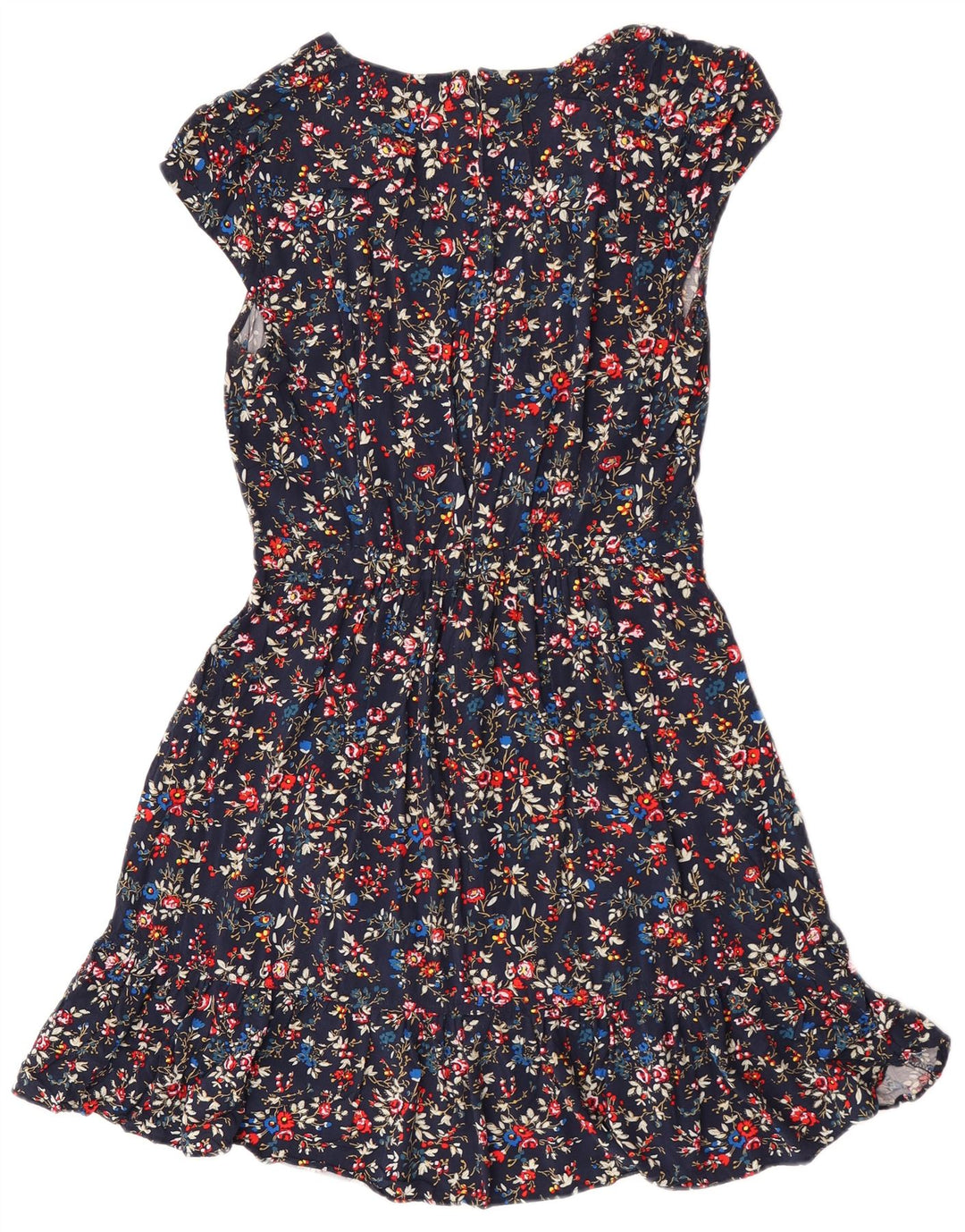 Γυναικείο φόρεμα J. Crew A-Line US 6 Medium Navy Blue Floral Viscose