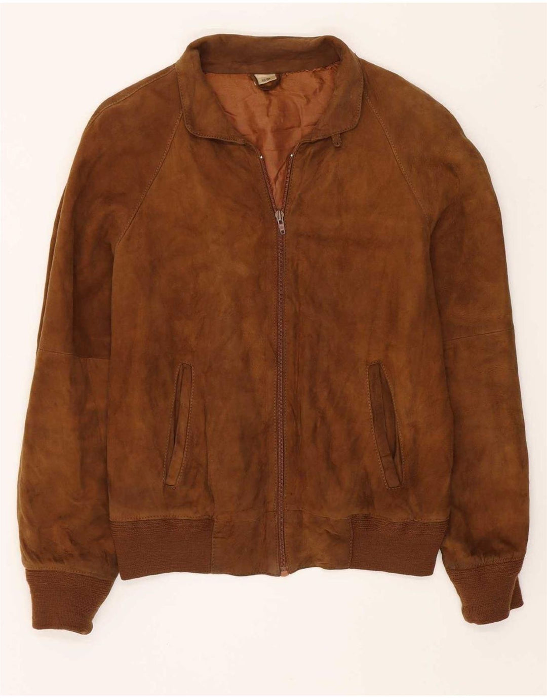 Vintage Ανδρικό Suede Jacket IT 48 Medium Beige
