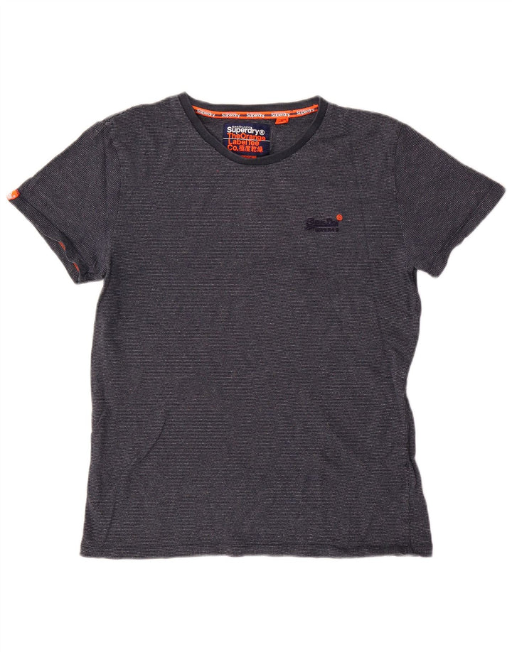 Ανδρικό T-Shirt Superdry Top Large Navy Blue από βαμβάκι