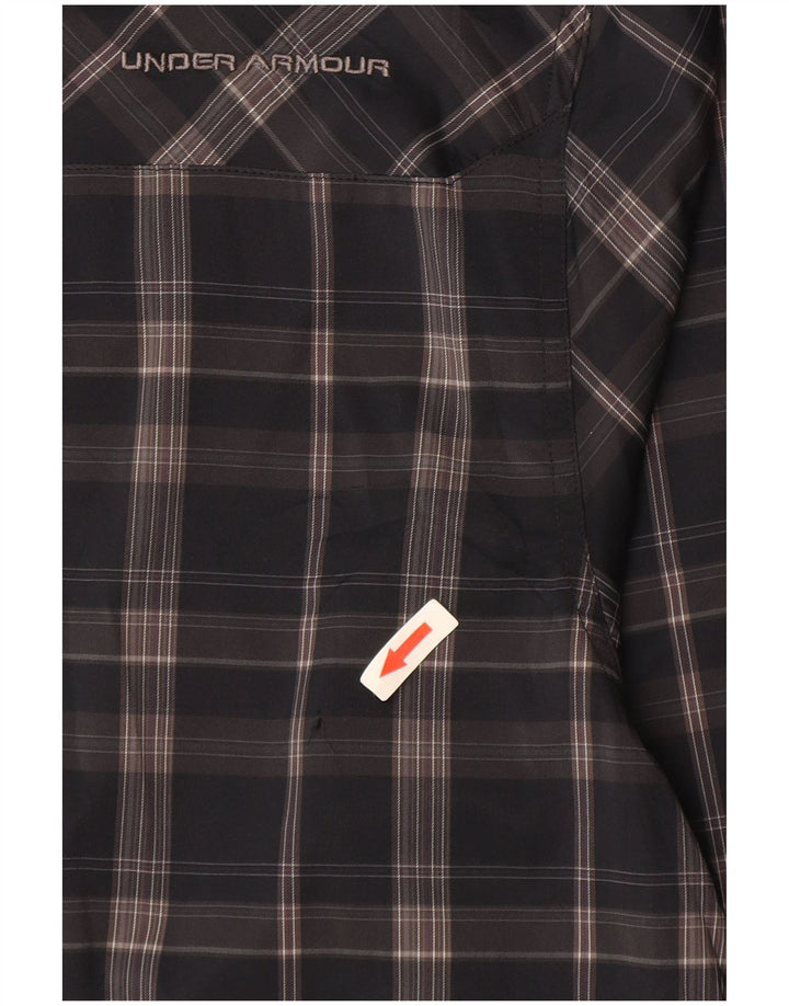 Under Armour Ανδρικό πουκάμισο Allseason Gear Large Grey Check Polyester