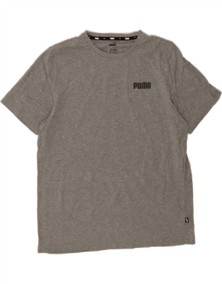 PUMA Mens T-Shirt Top Large Grey Vintage Puma and Second-Hand Puma from Messina Hembry 