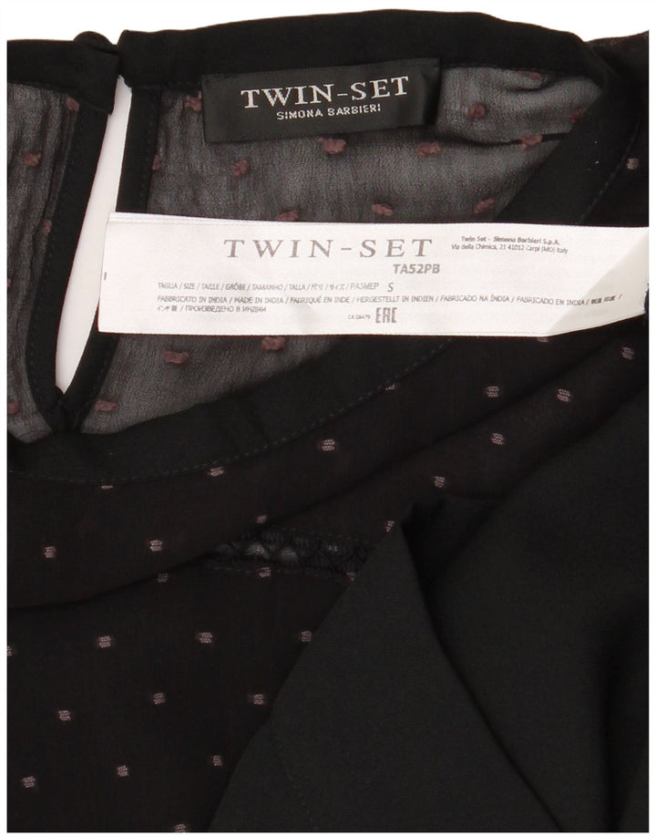 Simona Barbieri Γυναικεία μπλούζα με δύο σετ τοπ 10 μικρές μαύρες στίγματα