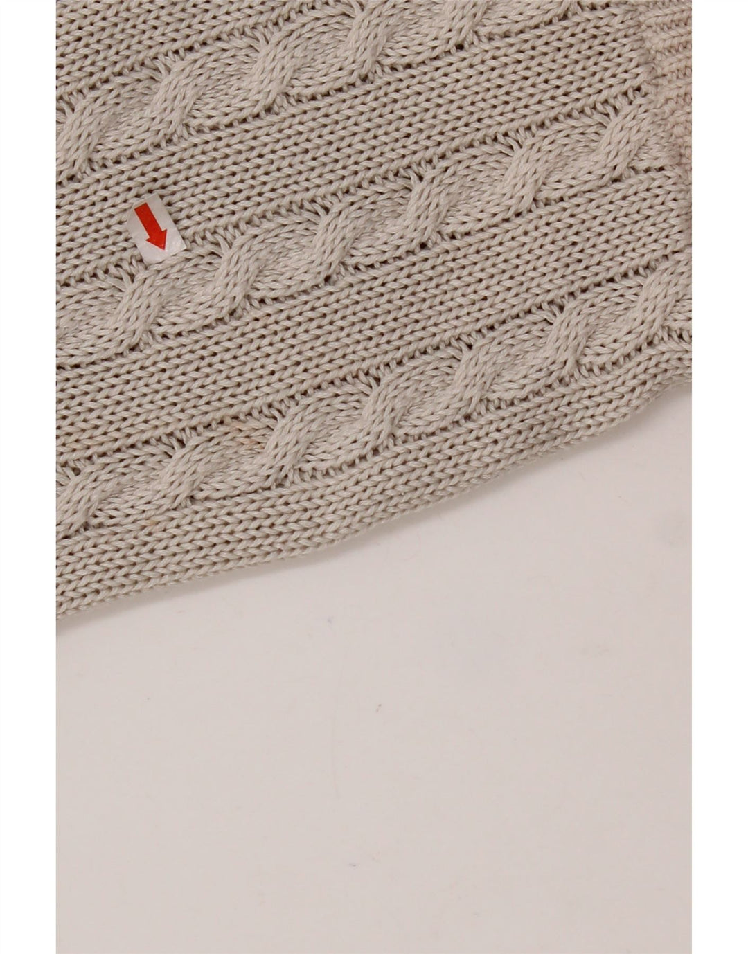 Γυναικείο πουλόβερ με λαιμόκοψη VINTAGE UK 14 Medium Grey Fair Isle Cotton