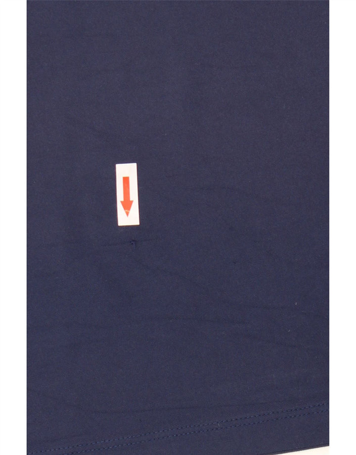 Ανδρικό μπλουζάκι NIKE Dri Fit Τοπ μεσαίου μπλε πολυεστέρα