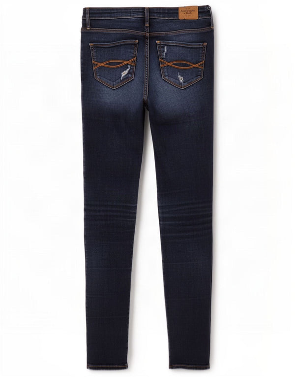 Γυναικεία Skinny Jeans Abercrombie & Fitch US 2 XS W26 L31 Navy Blue