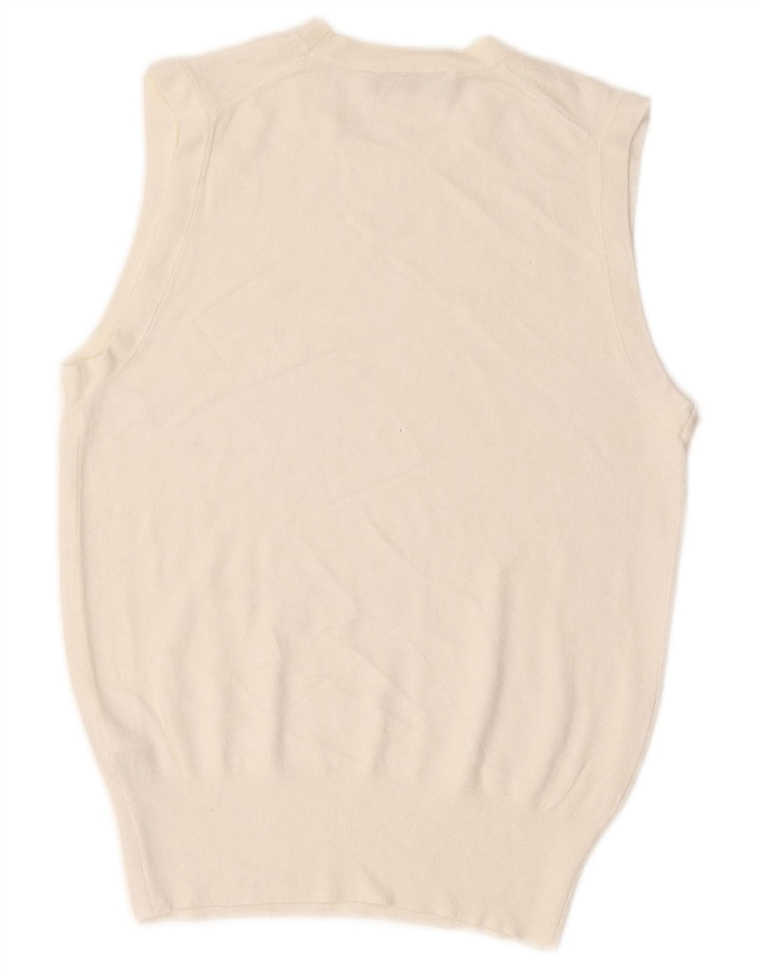 Zara Γυναικείο Γιλέκο Tank Top UK 12 Medium Off White Viscose