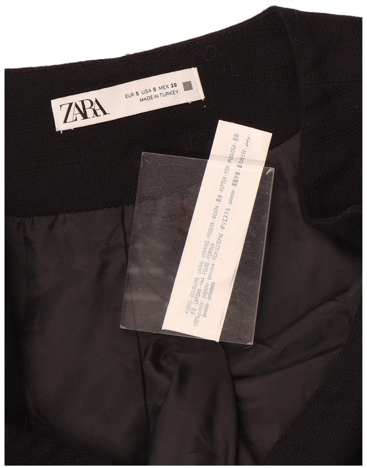 Zara Γυναικείο Γιλέκο UK 10 Small Black