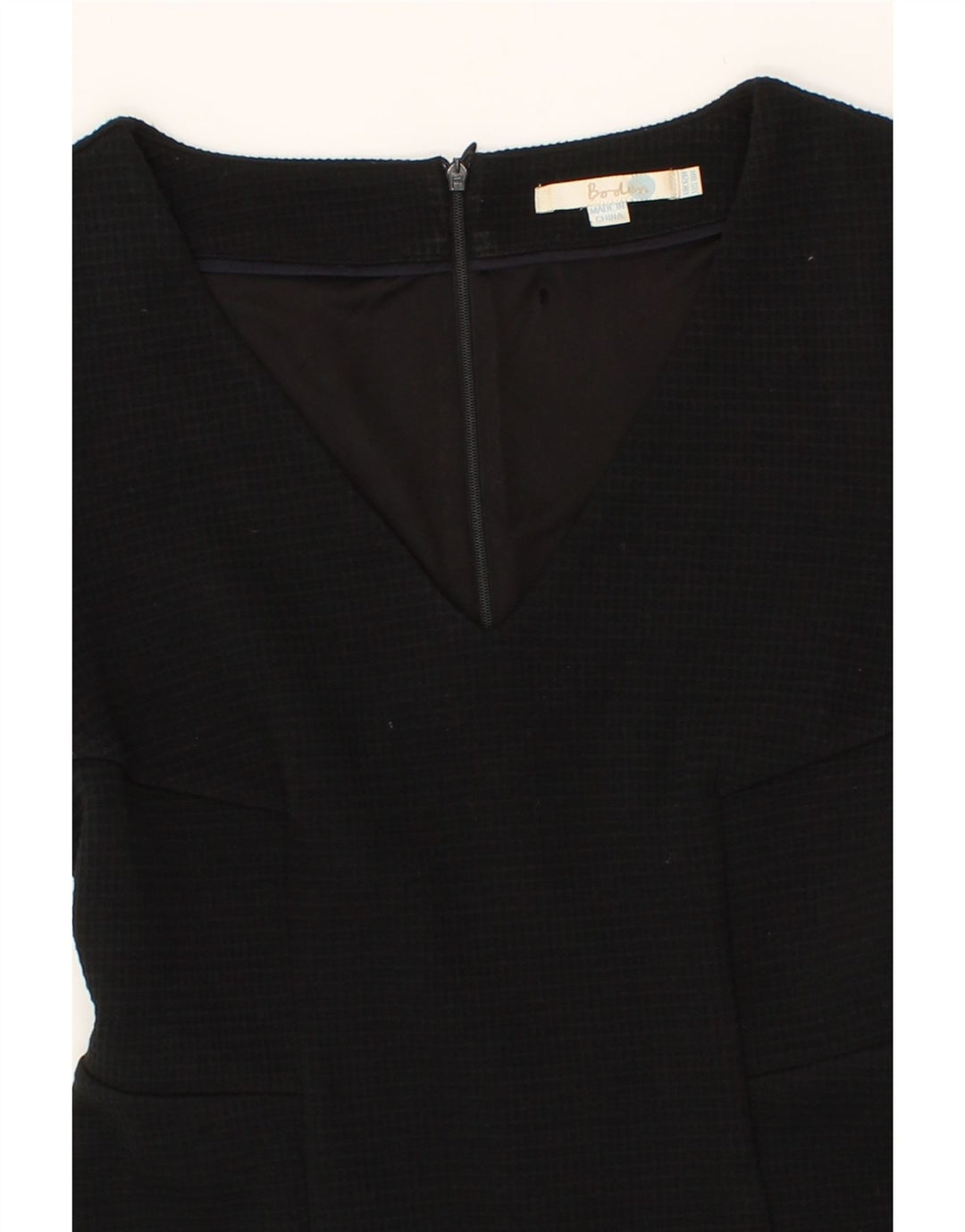 BODEN Womens A-Line Dress UK 12 Medium Black Polyester Vintage Boden and Second-Hand Boden from Messina Hembry 