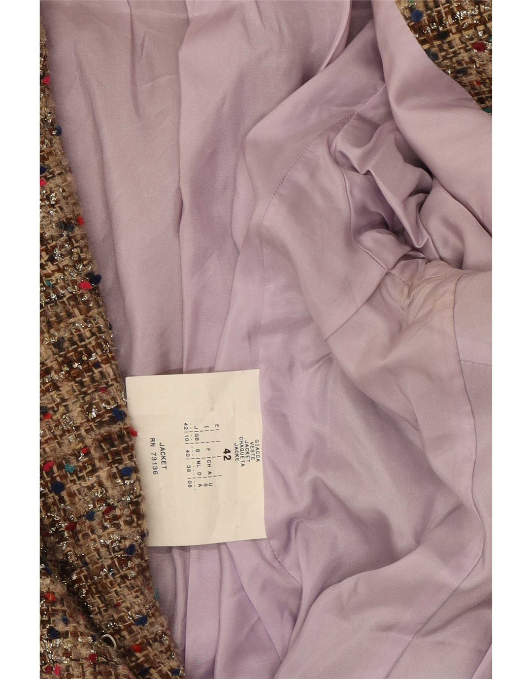 Max & Co. Γυναικείο σακάκι UK 10 Small Beige Flecked Wool