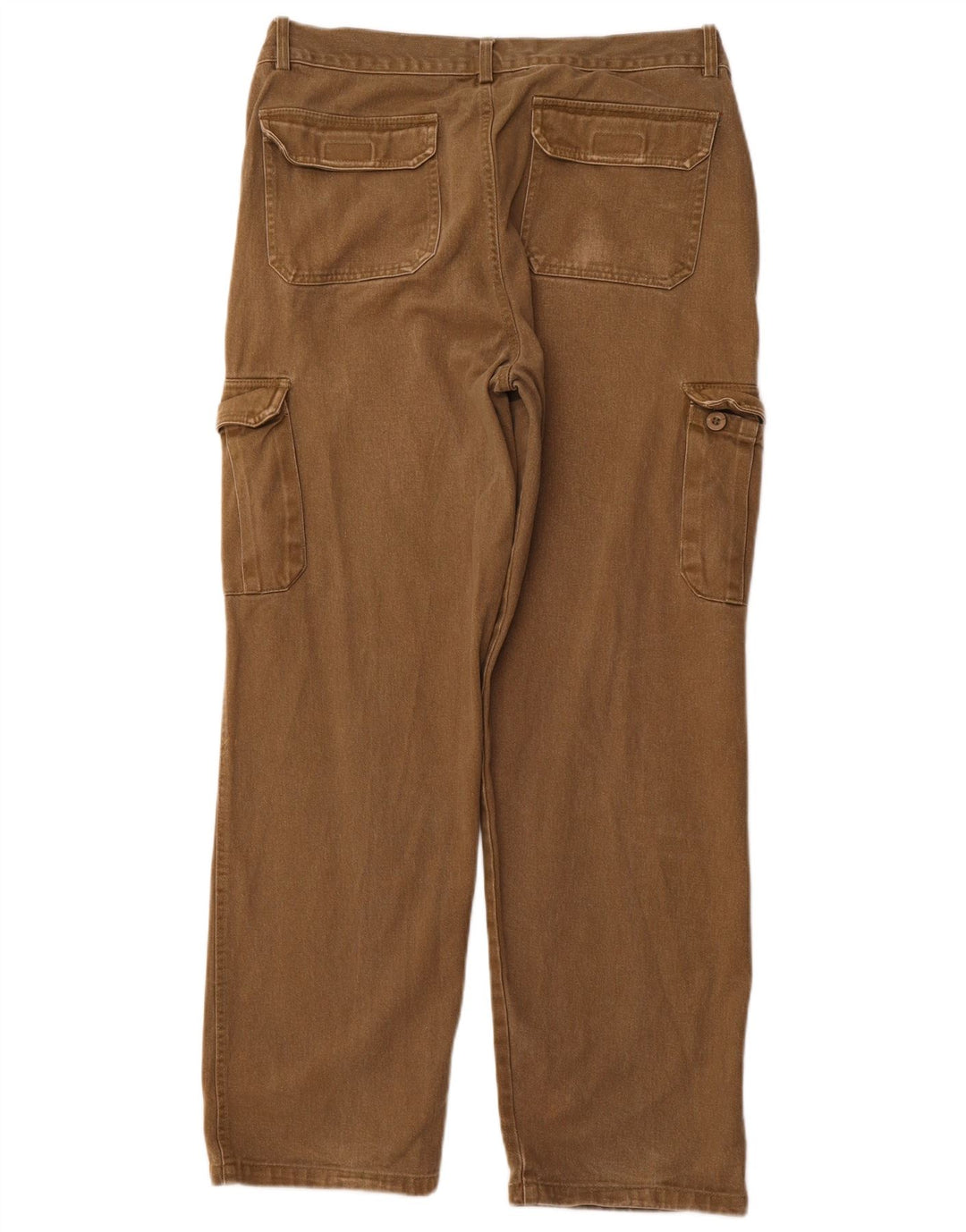 VINTAGE Ανδρικό ίσιο παντελόνι Cargo EU 52 XL W36 L30 Χακί βαμβακερό