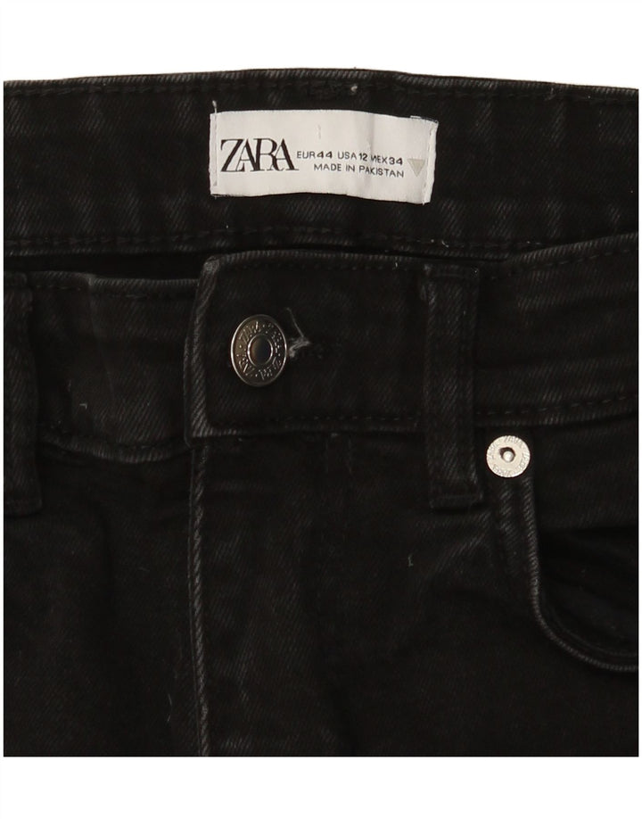 Zara Γυναικείο Τζιν μποτάκι EU 44 XL W34 L25 Μαύρο