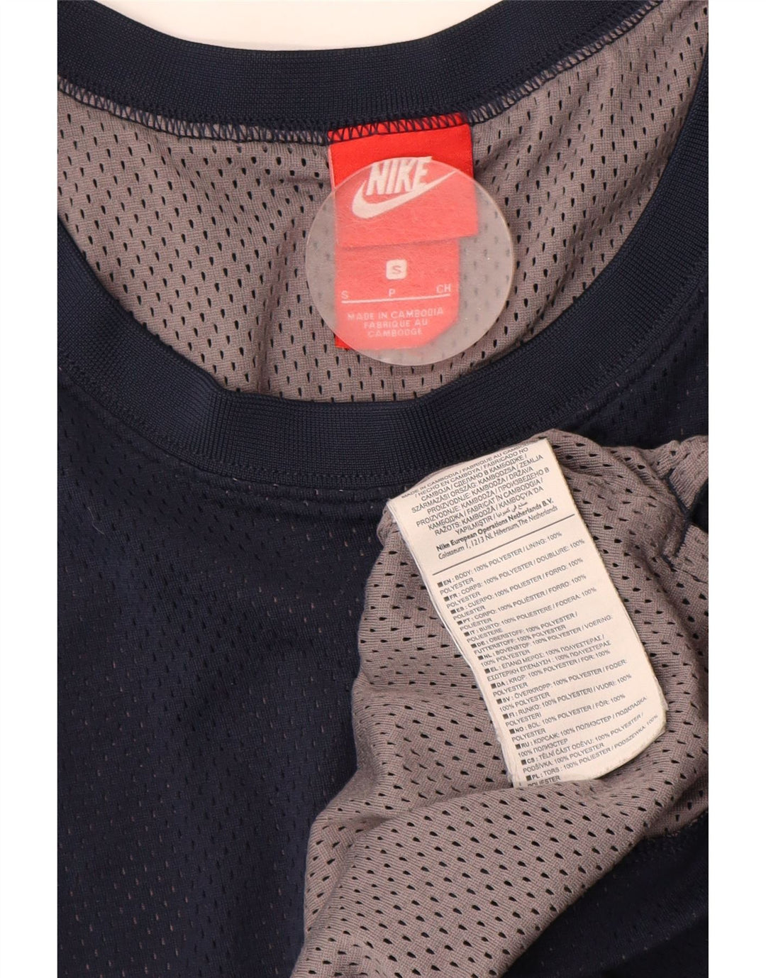 Ανδρικό γραφικό γιλέκο Nike Μικρό μπλε ναυτικό πολυεστέρας