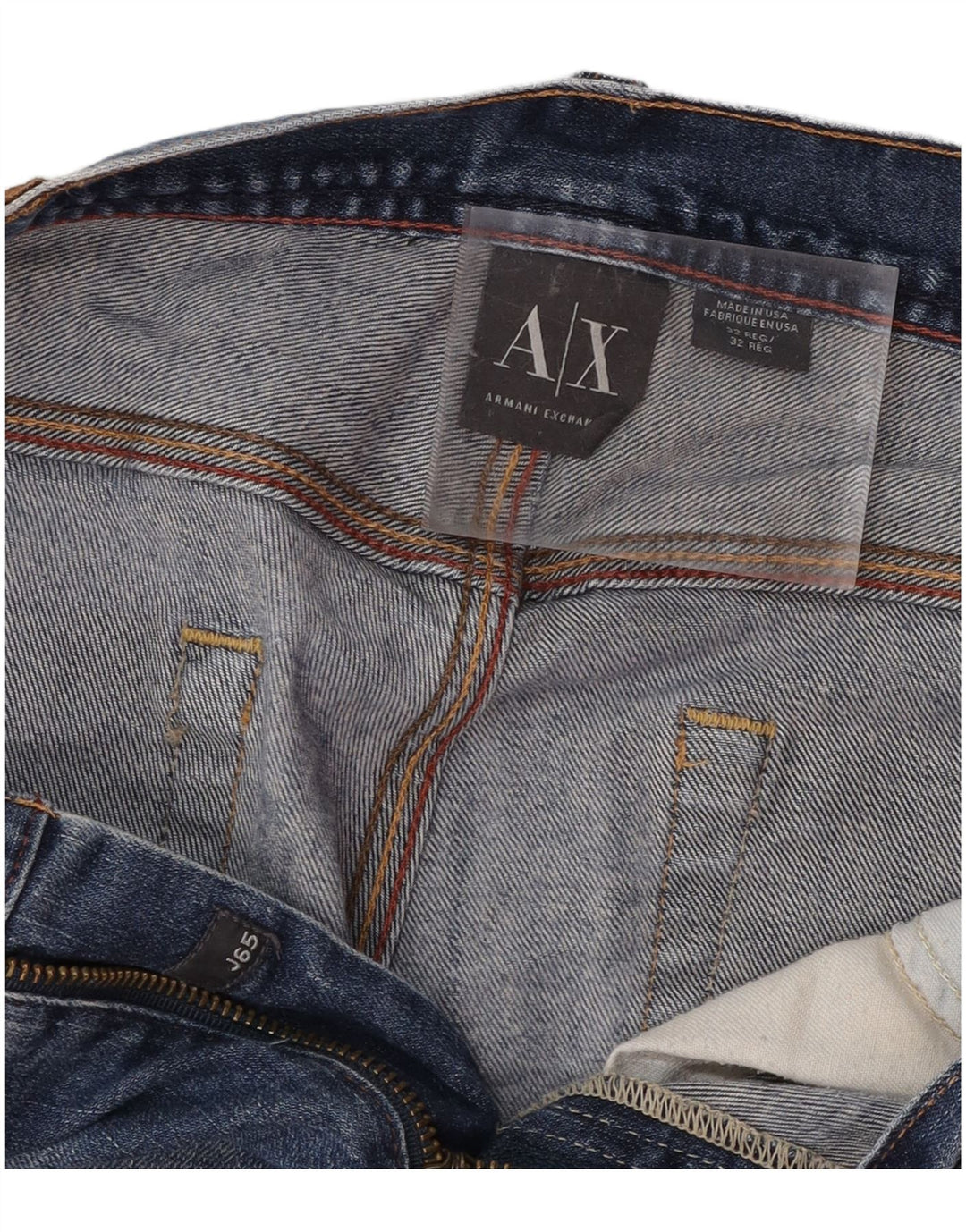 Ανδρικό τζιν ίσιο ARMANI EXCHANGE W32 L29 Μπλε Βαμβακερό