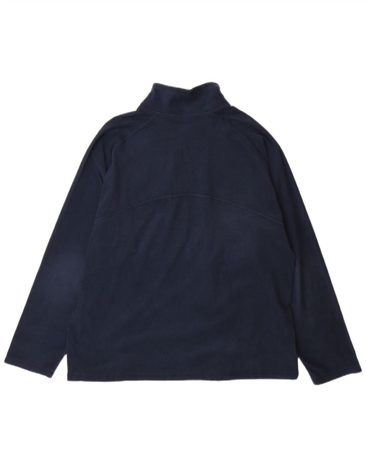 Ανδρικό Fleece Jacket REEBOK UK 42 XL Navy Blue Polyester
