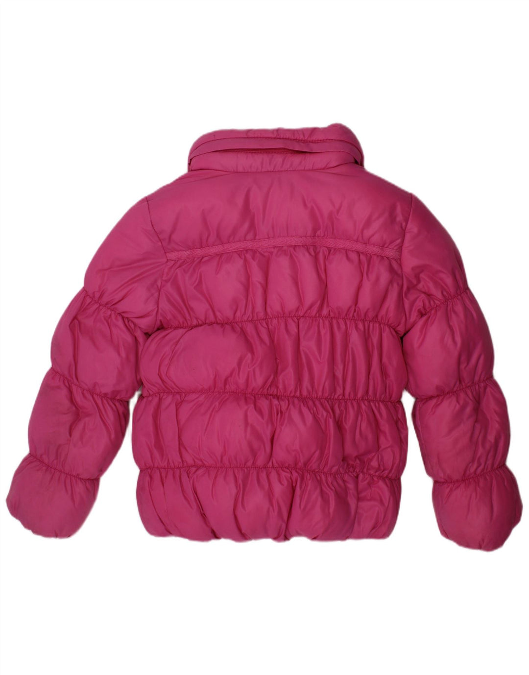 Dkny Girls Hooded Reversible Jacket 4-5 Years Pink Polyester