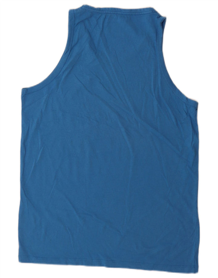 Jack & Jones Ανδρικό Γραφικό Γιλέκο Μπλουζάκι μεγάλο μπλε βαμβακερό