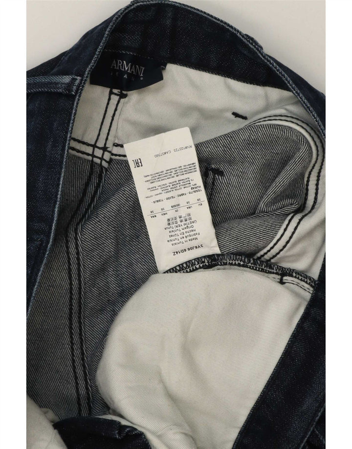 Armani Ανδρικό Slim Jeans W38 L34 Navy Blue Cotton