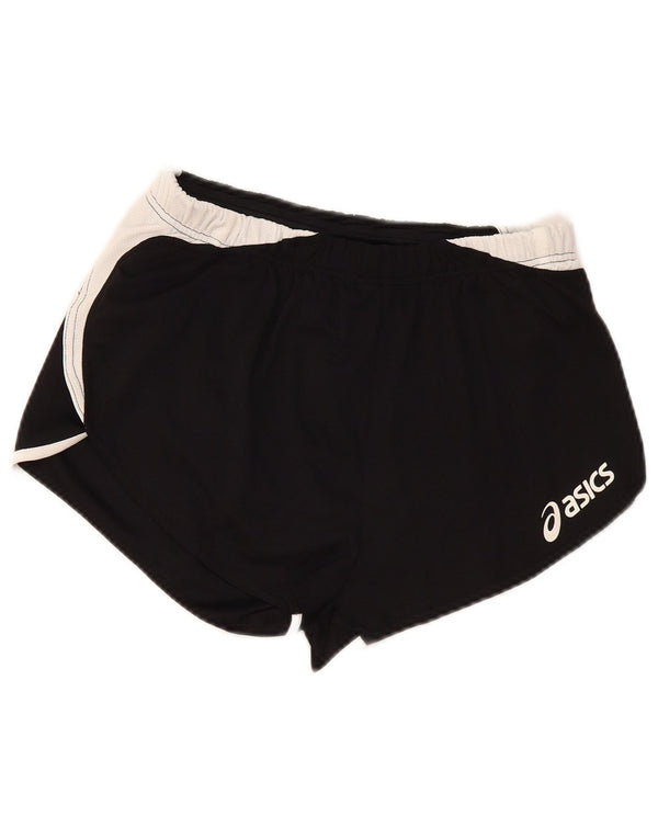 Γυναικείο αθλητικό σορτς Asics UK 12 μεσαίου μαύρου χρώματος πολυεστέρας