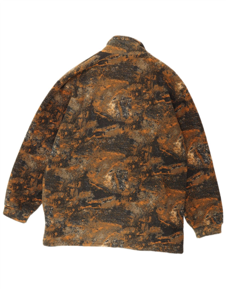 Vintage Ανδρικό Fleece Jacket UK 40 Μεγάλος Πολύχρωμος Πολυεστέρας