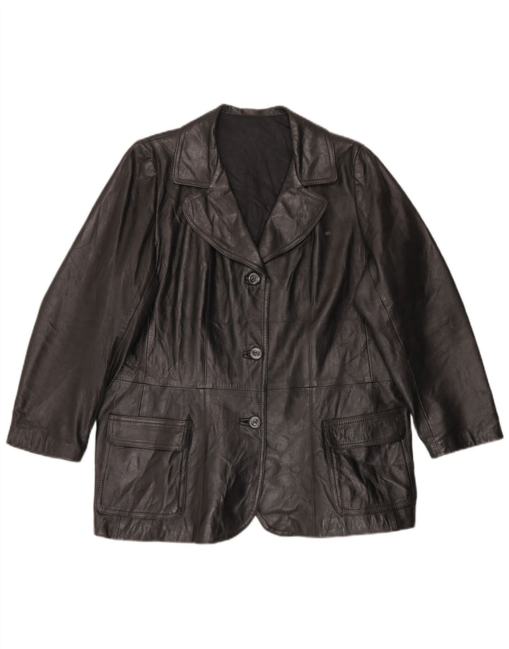 Vintage Γυναικείο Μπουφάν Blazer IT 52 2XL Μαύρο