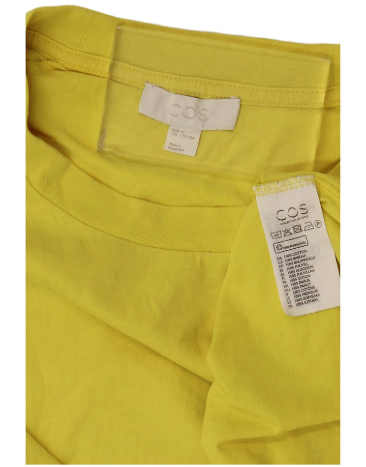 Ανδρικό T-Shirt Cos Top από μεσαίο κίτρινο βαμβάκι