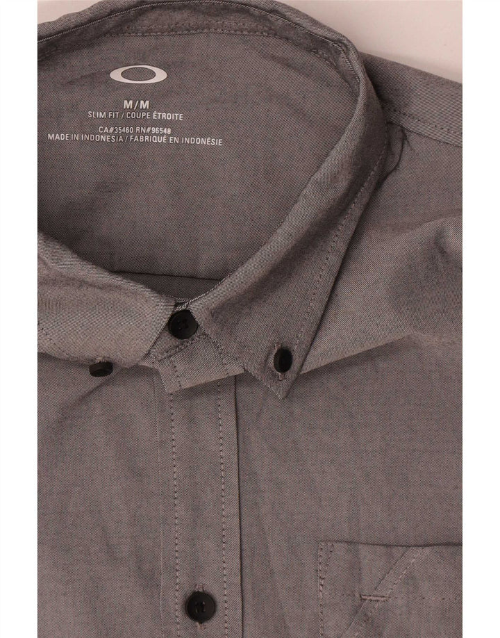 Ανδρικό πουκάμισο Oakley Slim Fit Medium Grey Polyester
