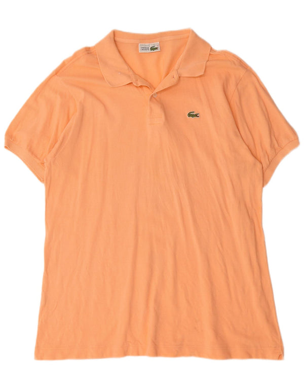 Ανδρικό πουκάμισο πόλο Lacoste, μέγεθος 6 XL, πορτοκαλί βαμβακερό