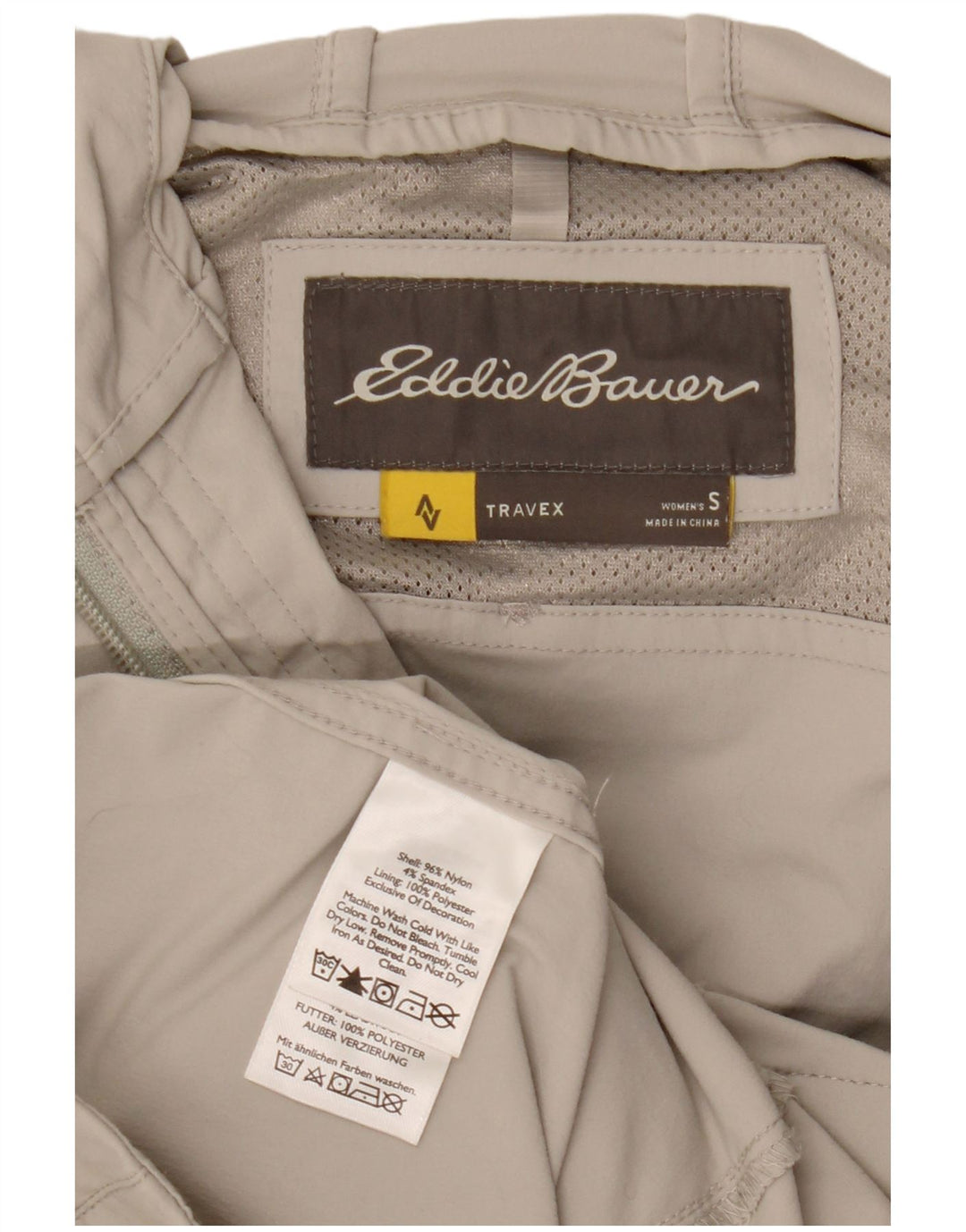 EDDIE BAUER Γυναικείο Utility Jacket UK 10 Small Beige Nylon