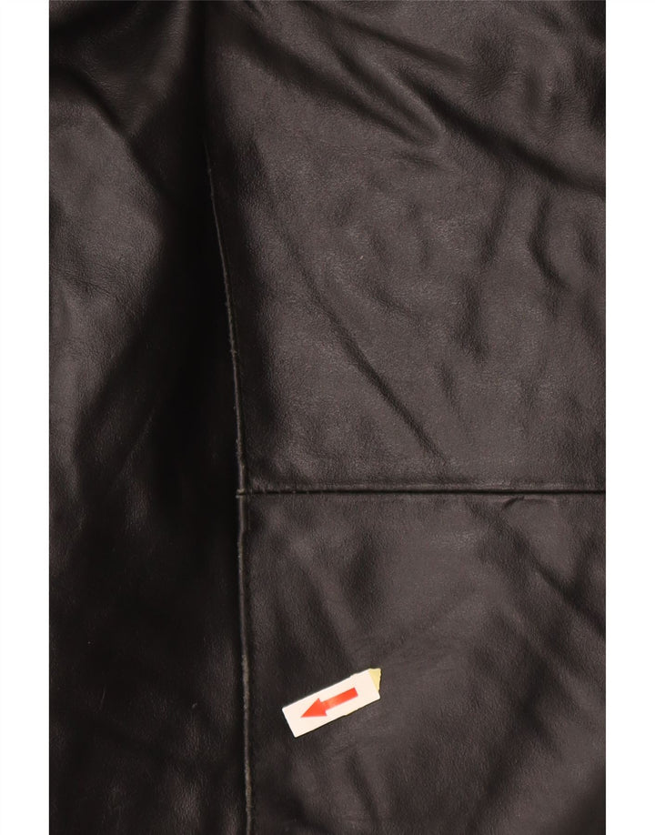 Catbalou Ανδρικό Δερμάτινο Παλτό UK 40 Large Black Leather