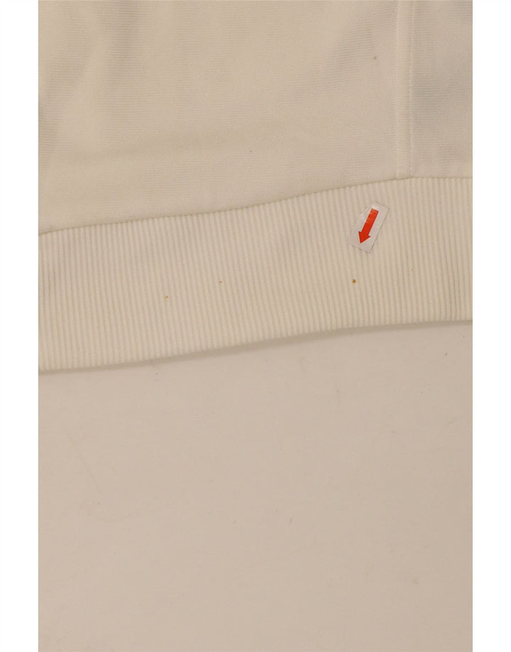 Γυναικεία αθλητική φόρμα ADIDAS Top Jacket UK 16 Large Off White Polyester