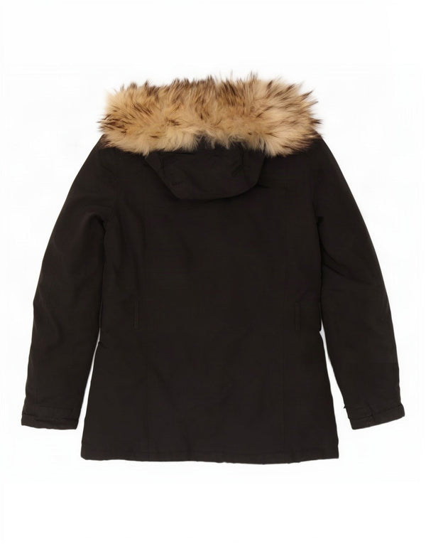 Woolrich Γυναικείο μπουφάν με κουκούλα UK 10 Small Black