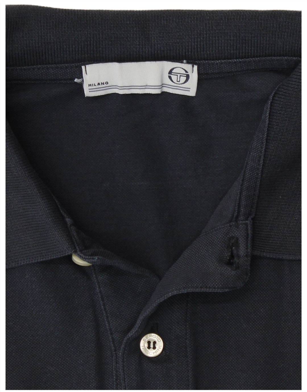Sergio Tacchini Ανδρικό μπλουζάκι πόλο μεγάλο μπλε ναυτικό