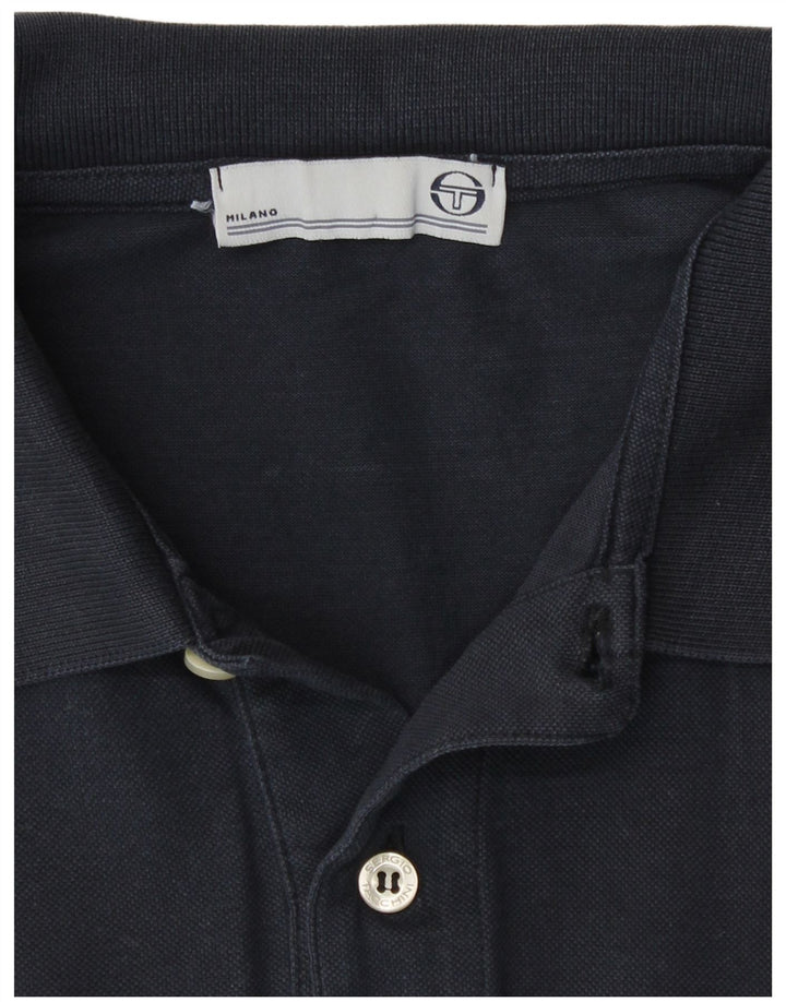 Sergio Tacchini Ανδρικό μπλουζάκι πόλο μεγάλο μπλε ναυτικό