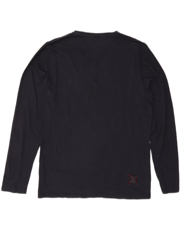 NAPAPIJRI Γεωγραφικό ανδρικό τοπ μακρυμάνικο XL Navy Blue