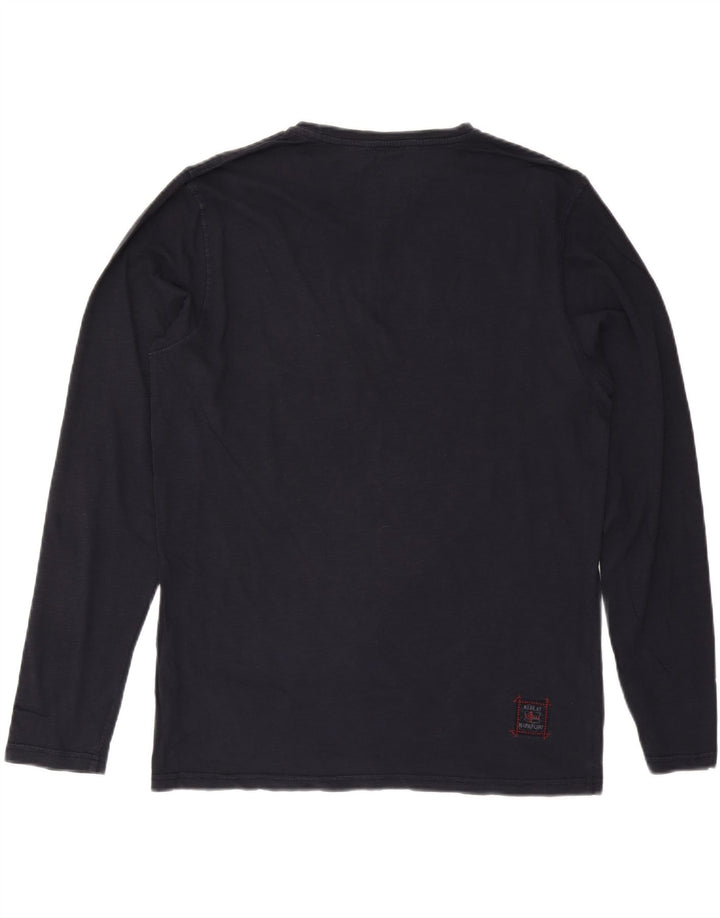 NAPAPIJRI Γεωγραφικό ανδρικό τοπ μακρυμάνικο XL Navy Blue