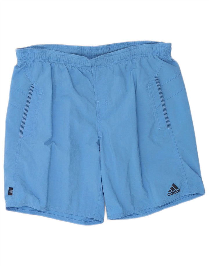 adidas Ανδρικό Αθλητικό Σορτς Μεσαίο Μπλε Πολυαμίδιο