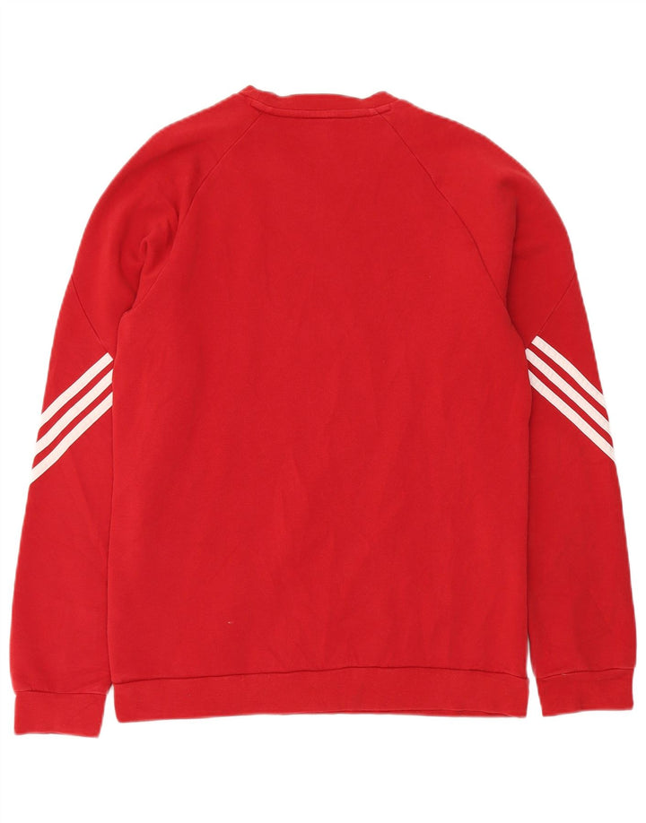 Ανδρικό φούτερ ADIDAS Jumper Μεσαίο κόκκινο βαμβακερό