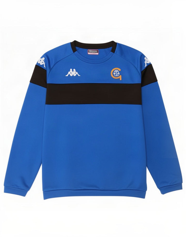 Ανδρικό γραφικό φούτερ Kappa Jumper 2XL Blue Colourblock Polyester