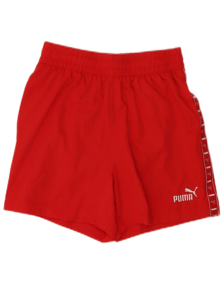 Γυναικείο γραφικό αθλητικό σορτς Puma UK 8 Μικρό κόκκινο πολυεστέρα
