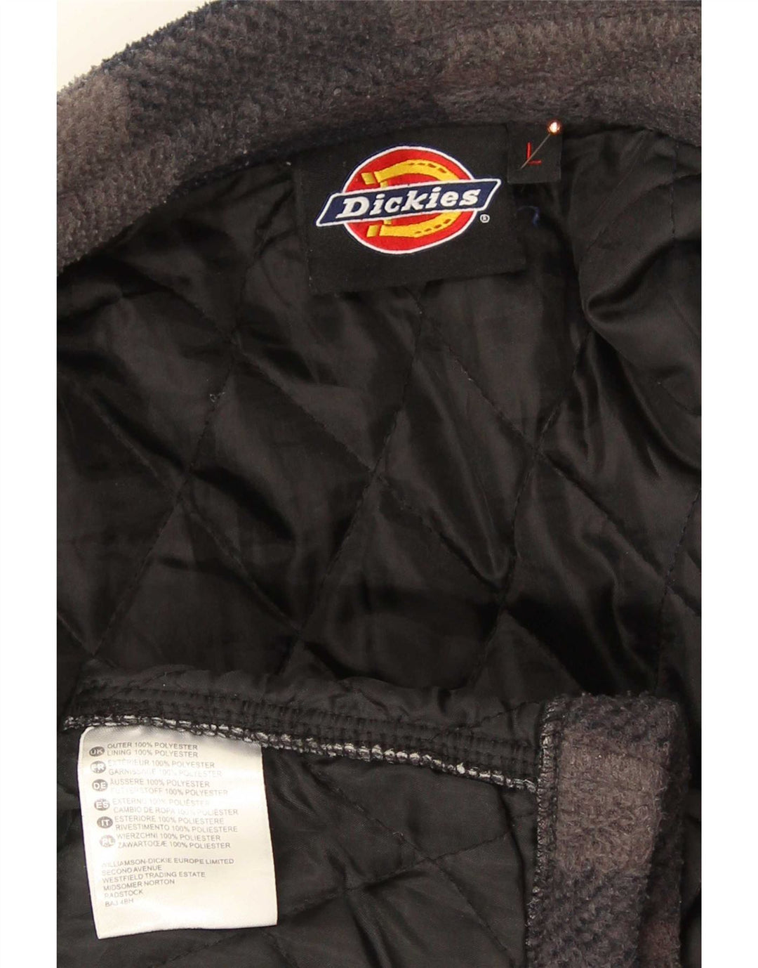 Dickies Ανδρικό πουκάμισο Ξυλοκόπος Φανελένιο μεγάλο μπλε ναυτικό καρό πολυεστέρα
