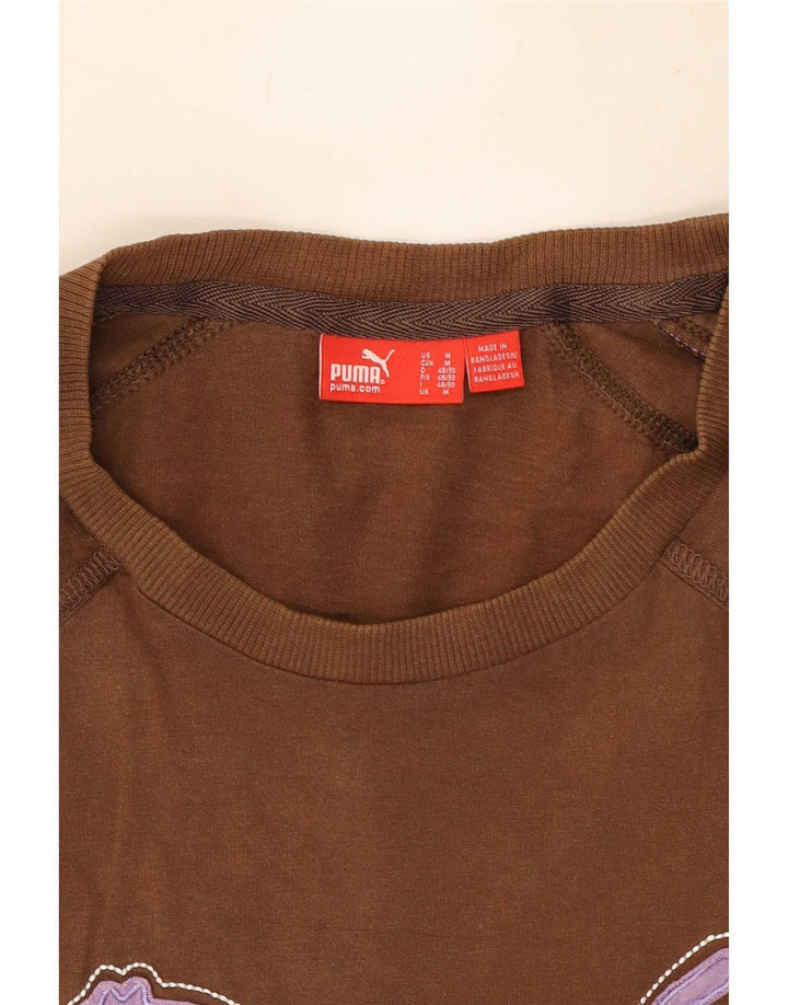 Ανδρικό γραφικό T-Shirt Puma Top Μεσαίο καφέ