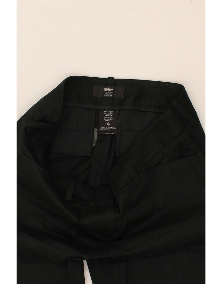 MOSSIMO Womens Casual Shorts US 4 Small W30  Black Cotton Vintage Mossimo and Second-Hand Mossimo from Messina Hembry 