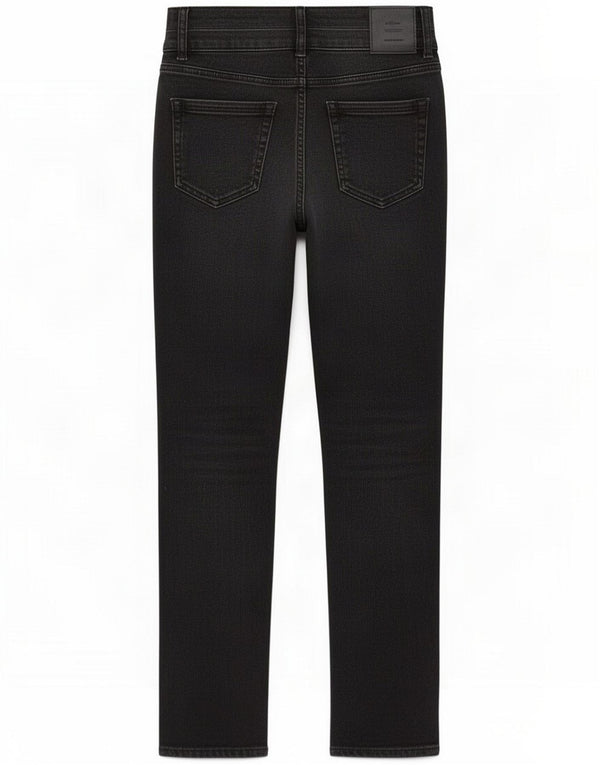 M&Co Γυναικεία Slim Jeans UK 10 Small W26 L27 Black Cotton