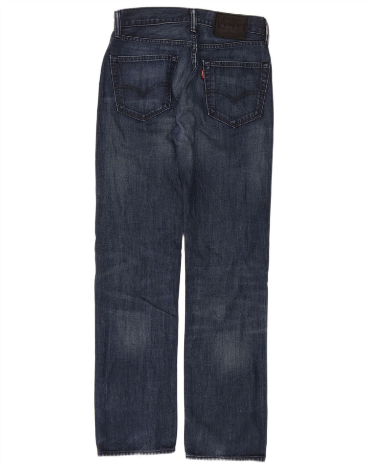 LEVI'S Mens 505 Straight Jeans W28 L32 Blue Cotton