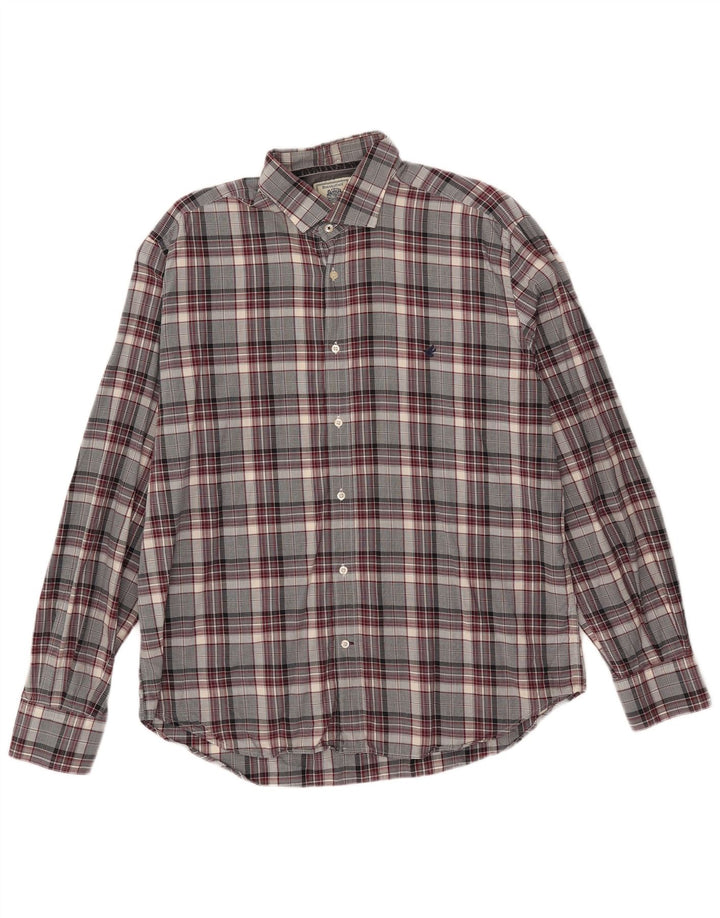 Ανδρικό πουκάμισο Brooksfield 43 Large Grey Check