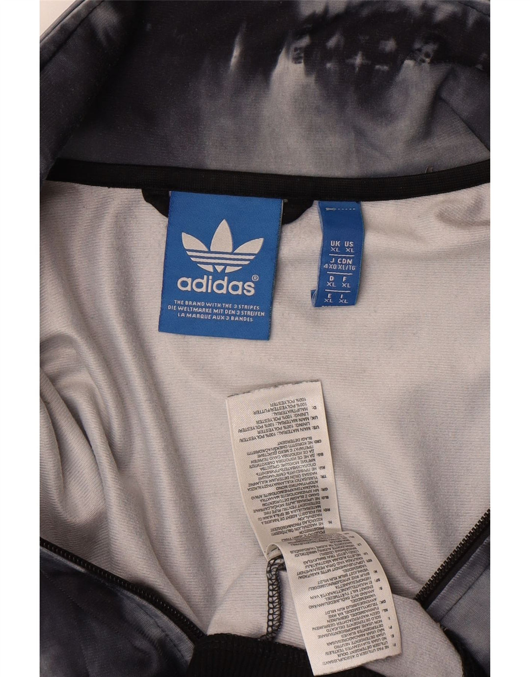 Ανδρική φόρμα Adidas Top Jacket XL Black Tie Dye