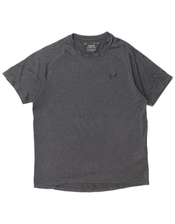 Ανδρικό T-Shirt UNDER Armour Top Small Grey Flecked Polyester