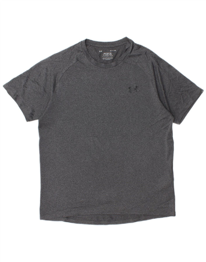 Ανδρικό T-Shirt UNDER Armour Top Small Grey Flecked Polyester