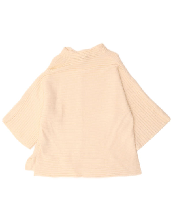 Marks & Spencer Γυναικείο πουλόβερ με λαιμό χελώνα UK 10 Small Off White