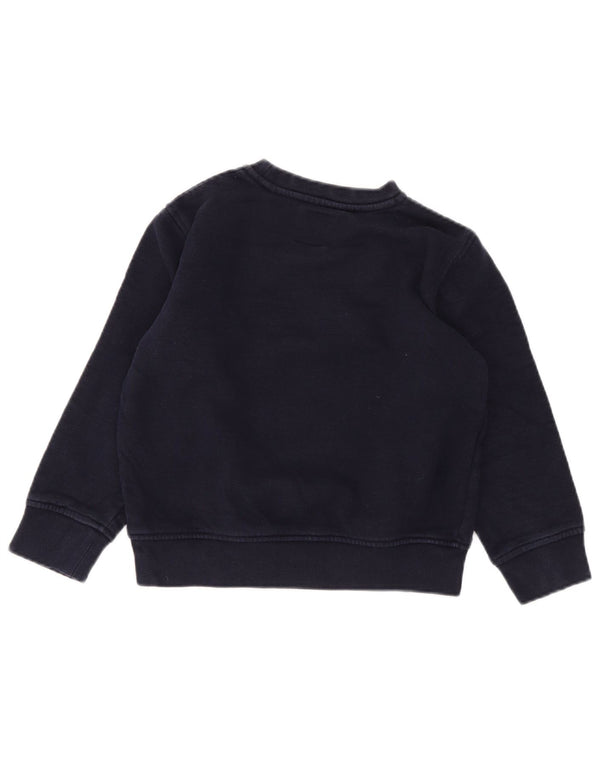 Σκεφτείτε Pink Boys Graphic Φούτερ με κανονική εφαρμογή Jumper 4-5 ετών Navy Blue